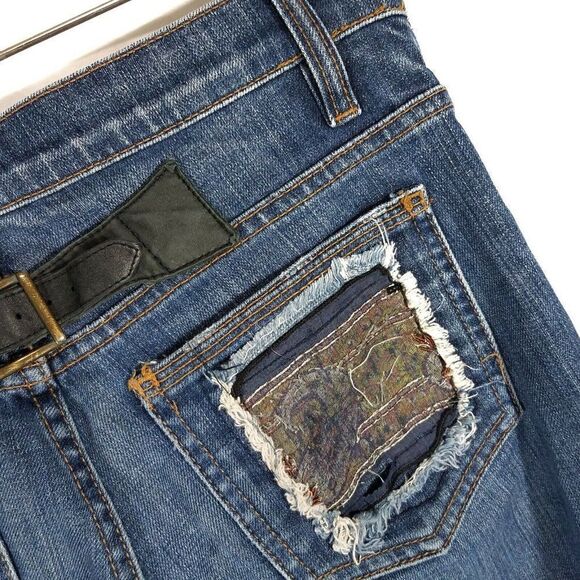 𝅺abs Allen Schwartz Mid Rise Bootcut Jeans Size 27 - Picture 7 of 12